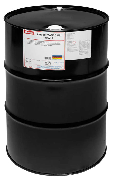 BikeMaster 10W40 Performance Oil 55 Gal 532312