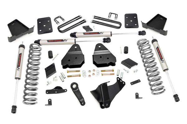 Rough Country 4.5 Inch Lift Kit No Ovld V2 Fits Ford F-250 Super Duty 4WD (15-16) 53470