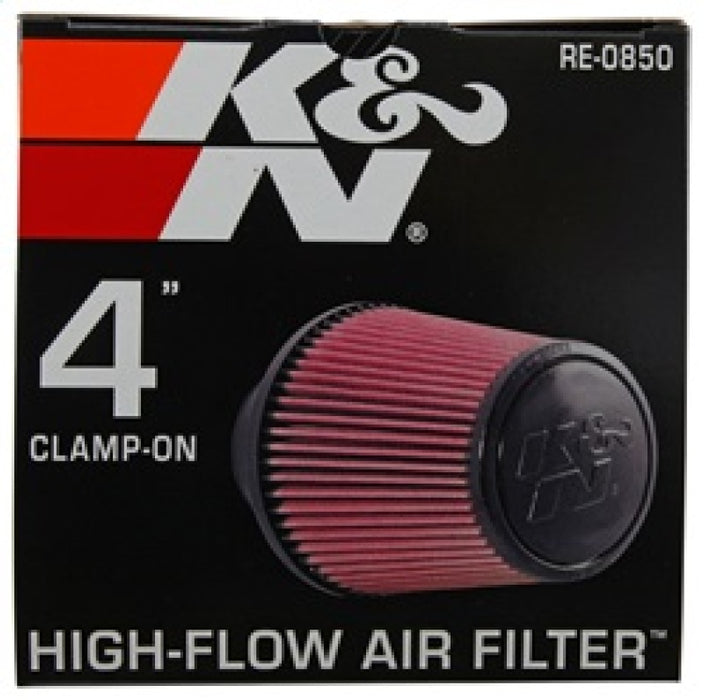 K&N Universal Air Filter (4in. Flange / 6in. Base OD / 4-5/8in. Top OD / 6in. Height) RE-0850