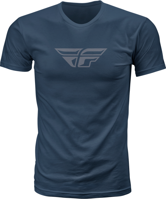 Fly Racing 352-0611S Fly F-Wing Tee Midnight Navy/Grey Sm