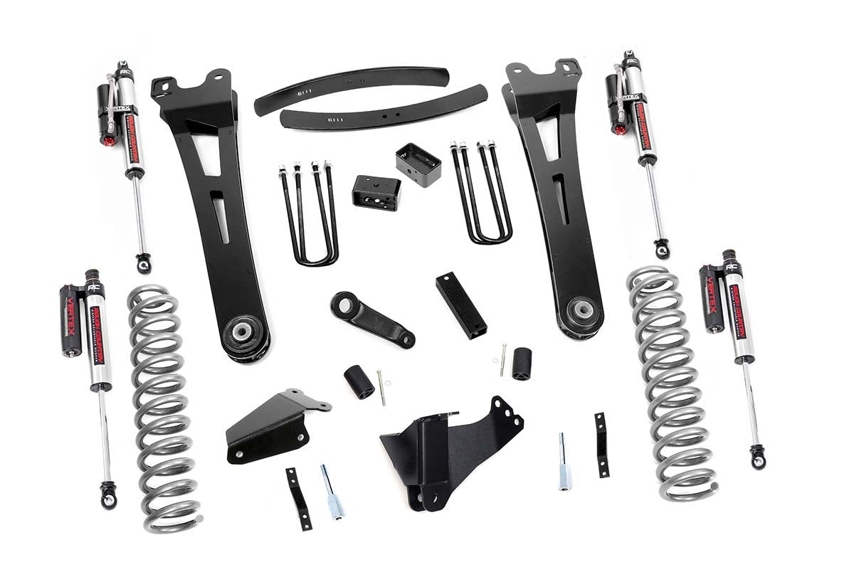 Rough Country 6 Inch Lift Kit Diesel Radius Arm Vertex Fits Ford F-250/F-350 Super Duty (05-07) 53650