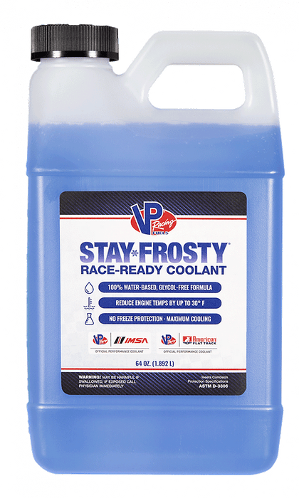 VP Racing Fuels 2301 Stay Frosty Race-Ready Coolant with 100% Water-Based Formula, 64 Ounces