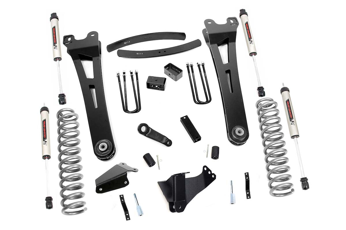 Rough Country 6 Inch Lift Kit Gas Radius Arm V2 Fits Ford F-250/F-350 Super Duty (05-07) 53770