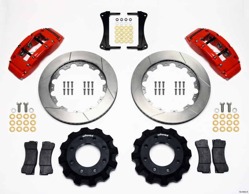 Wilwood TC6R Front Kit 16.00in Red 1999-2014 GM Truck/SUV 1500 140-8992-R