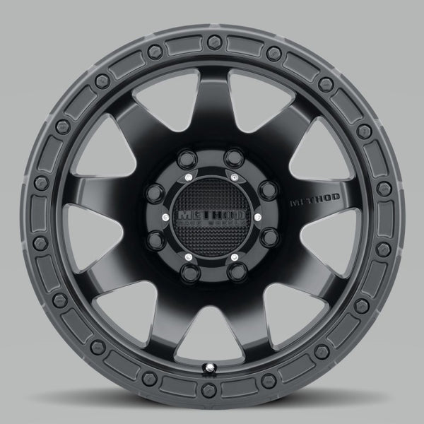Method MR317 17x8.5 0mm Offset 8x170 130.81mm CB Matte Black Wheel MR31778587500