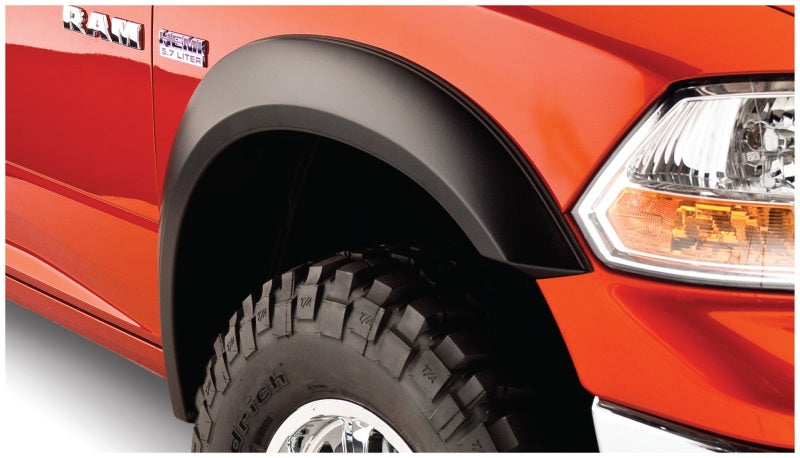 Bushwacker 94-01 Compatible with Dodge Ram 1500 Fleetside Extend-A-Fender Style Flares 4pc 78.0/96.0in Bed Black 50902-11