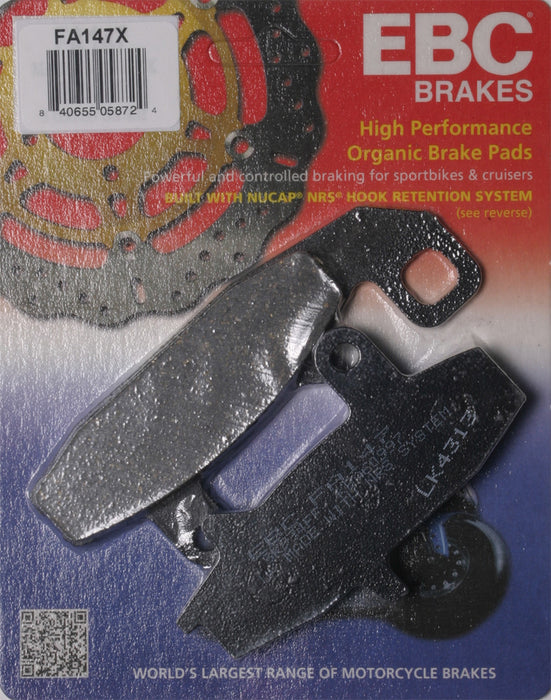 EBC Brakes FA147X Disc Brake Pad Set