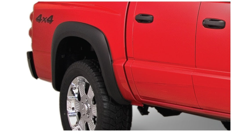 Bushwacker 05-10 Compatible with Dodge Dakota Crew Cab Fleetside Extend-A-Fender Style Flares 4pc 64.9in Bed Black 51908-02