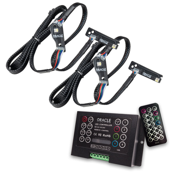 Oracle 1521 Compatible with Nissan GTR RGB+W (Lightning Bolt) Headlight DRL Upgrade Kit ColorSHIFT 2 SEE WARRANTY 1283-333