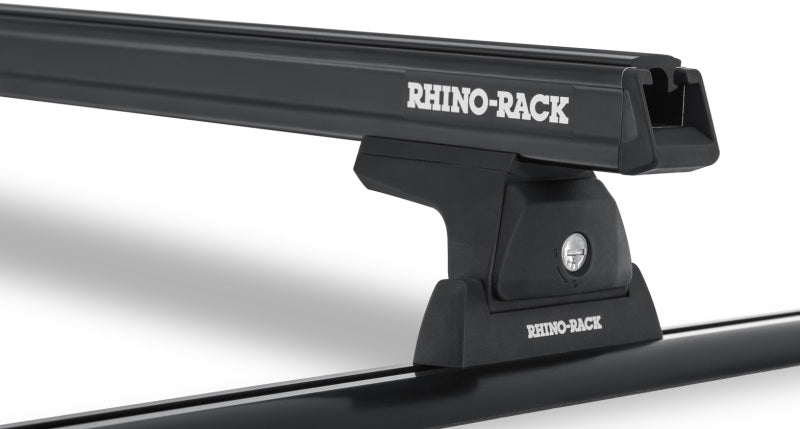 Rhino-Rack Heavy Duty 54in 2 Bar Roof Rack w/Tracks Black Y01-120B