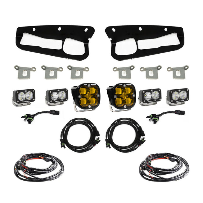 Baja Designs 2021+ Ford Bronco Amber SAE Fog Pocket Kit 447762