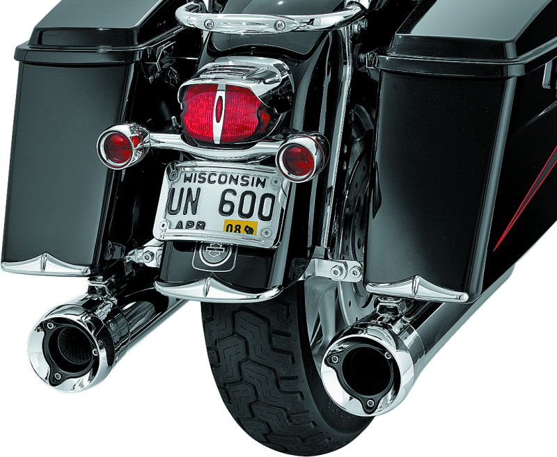 Kuryakyn Rear Fender Or Saddlebag Accent Tips Chrome (Pair) 8640