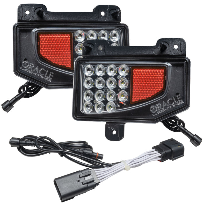 Oracle compatible with Jeep Gladiator JT Rear Bumper LED Reverse Lights w/ Plug & Play Harness 6000K SEE WARRANTY 5881-504