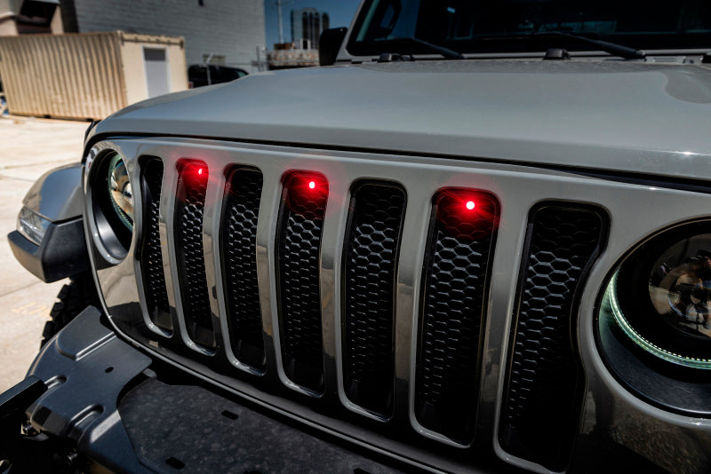 Oracle Pre-Runner Style LED Grille Kit compatible with Jeep Gladiator JT Red SEE WARRANTY 5871-003