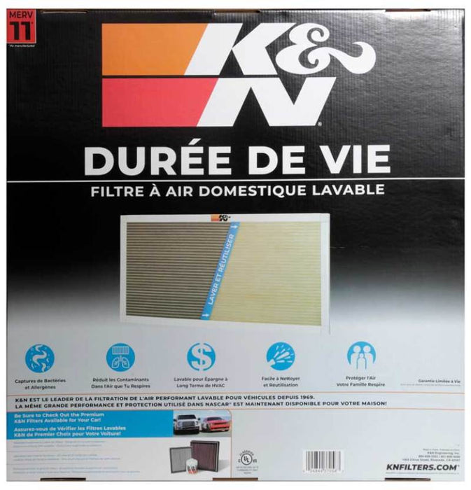 K&N HVAC Filter 24 x 24 x 1 HVC-12424