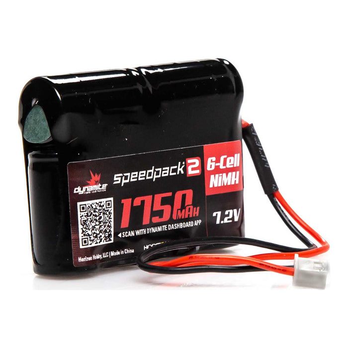 Dynamite SPEEDPACK2 7.2V 1750MAH 6 CELL NiMH PACK MINIT DYNB2466 Car Batteries & Accessories