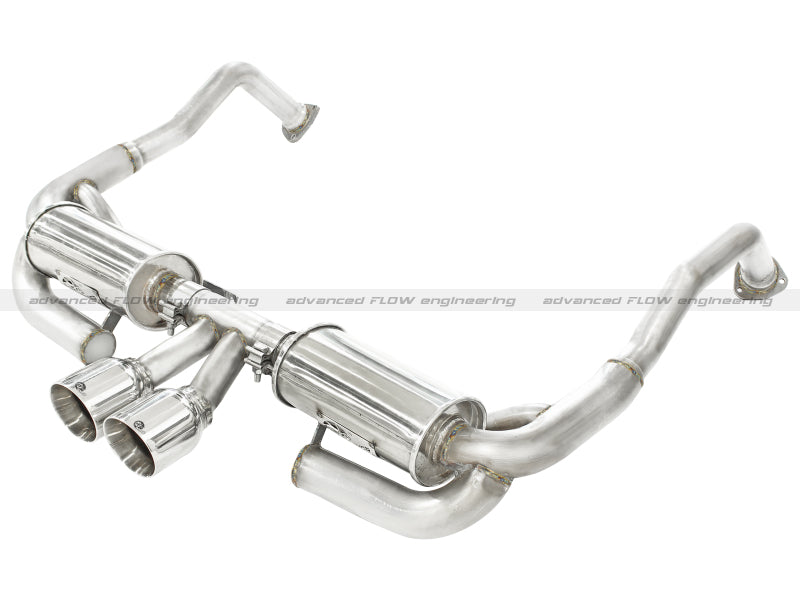 aFe ELITE 05-12 Porsche Boxster S (987.1-987.2) H6 3.4L 304SS Dual Cat-Back w/Dual Polished Tip Exht 49-36409