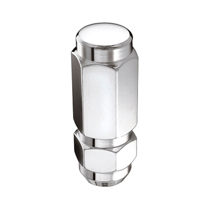 McGard Hex Lug Nut (Cone Seat / Duplex) 9/16-18 / 7/8 Hex / 2.5in. Length (8-Pack) Chrome 64806