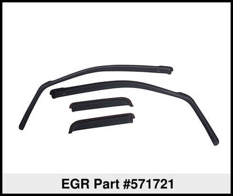 EGR 00-06 Chev Subran/Yuk / 01-07 Silv/Sierra Crew In-Channel Window Visors Set of 4 (571721) 571721