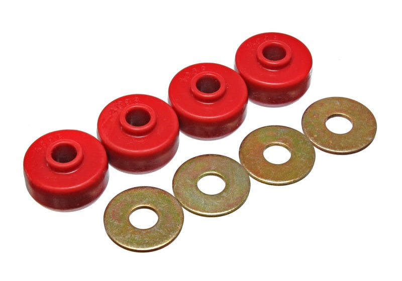 Energy Suspension 84-96 Chevy Corvette Red Spring Cushions for Rear Leaf Spring Bushing Set 3.2123R