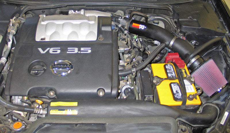 K&N 04-06 Compatible with Nissan Altima 3.5L V6 / 04-08 Maxima 3.5L V6 Performance Intake Kit 57-6015