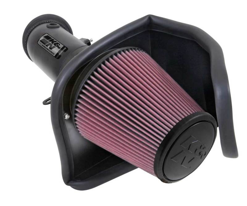 K&N 2015 Compatible with Dodge Challenger/Charger 6.2L V8 Typhoon Short Ram Intake 69-2550TTK