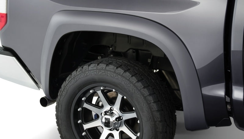 Bushwacker 14-18 Toyota Tundra Fleetside Extend-A-Fender Style Flares 2pc Black 30042-02