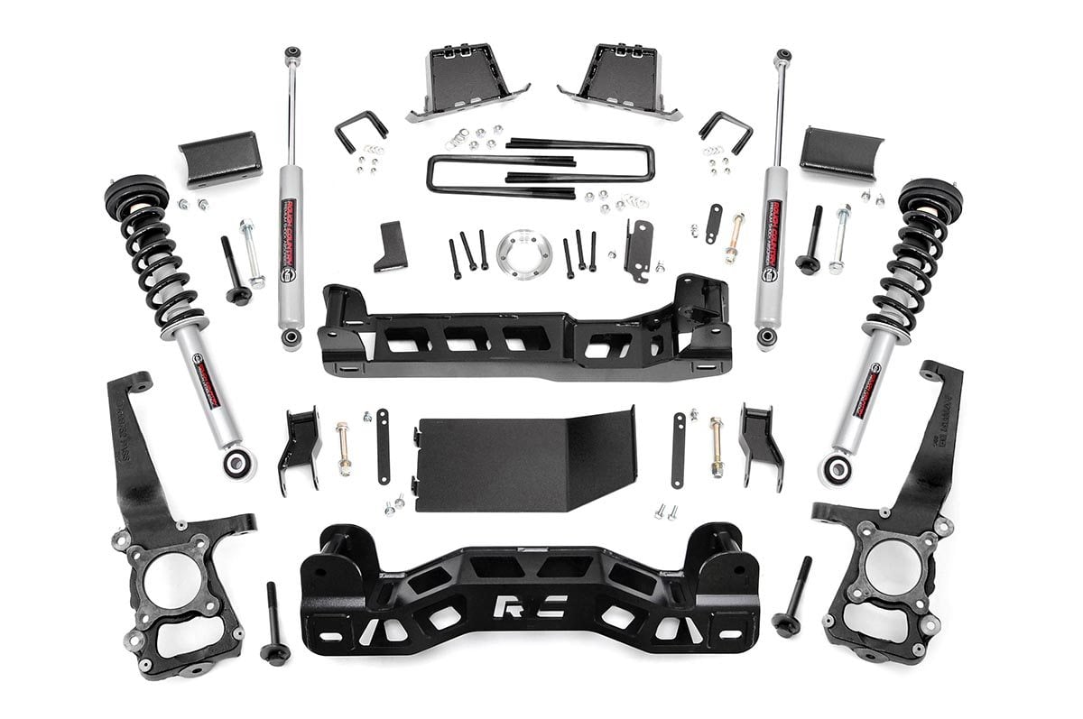 Rough Country 6 Inch Lift Kit N3 Struts Fits Ford F-150 4WD (2011-2013) 57532