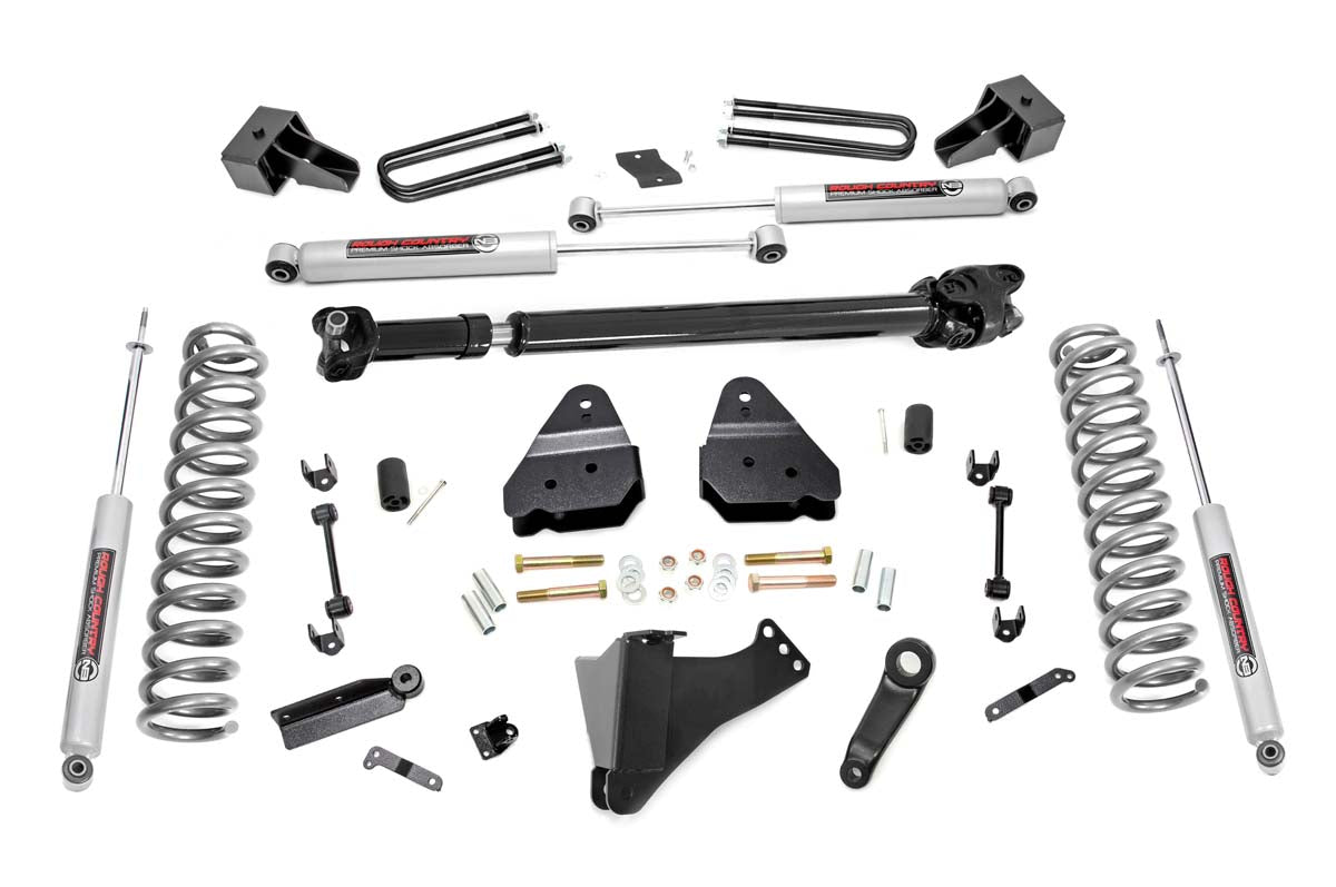 Rough Country 4.5 Inch Lift Kit Drw Fr Drive Shaft Fits Ford F-350 Super Duty (17-22) 55931