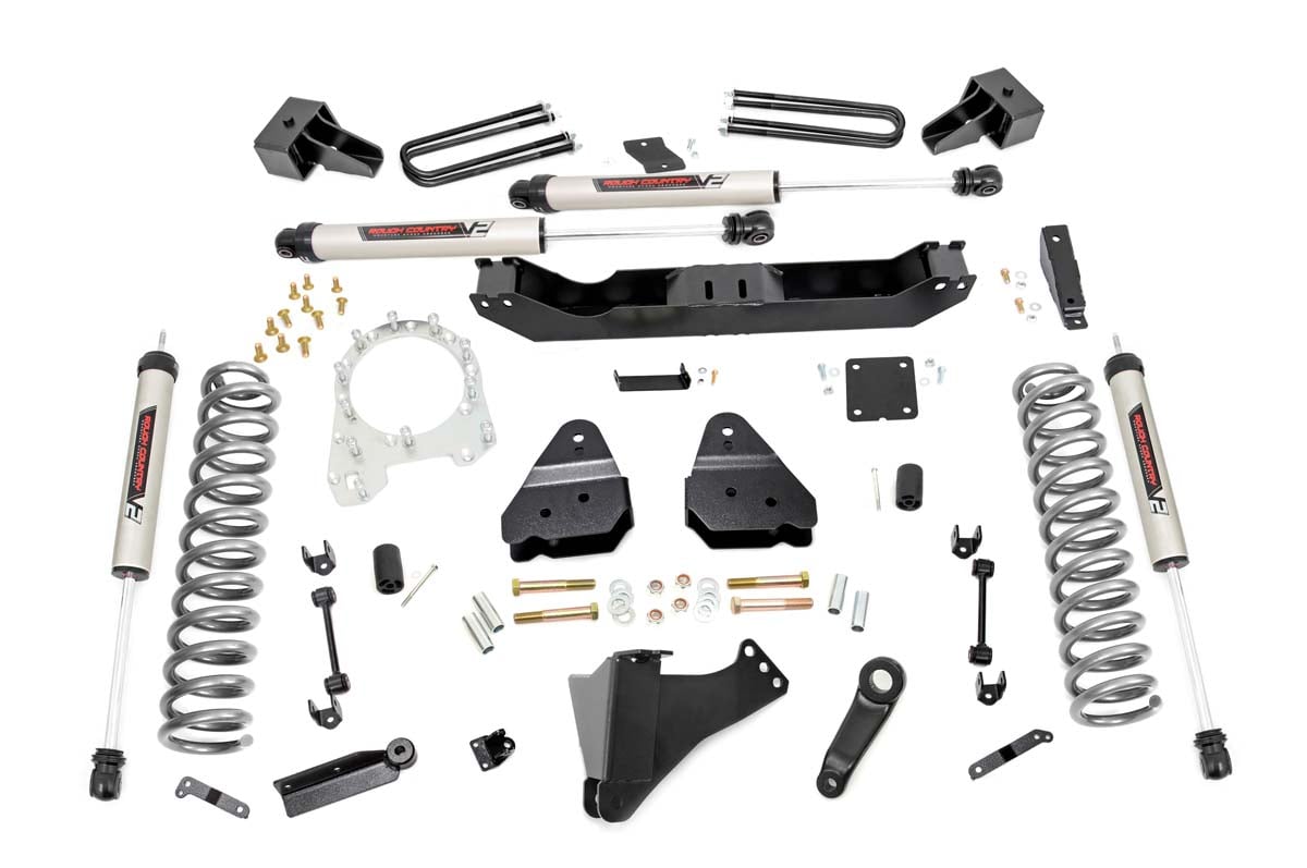 Rough Country 4.5 Inch Lift Kit Dually V2 Fits Ford F-350 Super Duty 4WD (17-22) 55970