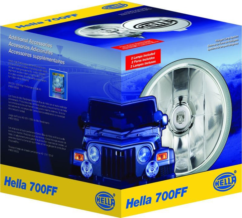 Hella 700FF H3 12V/55W Halogen Driving Lamp Kit 10032801