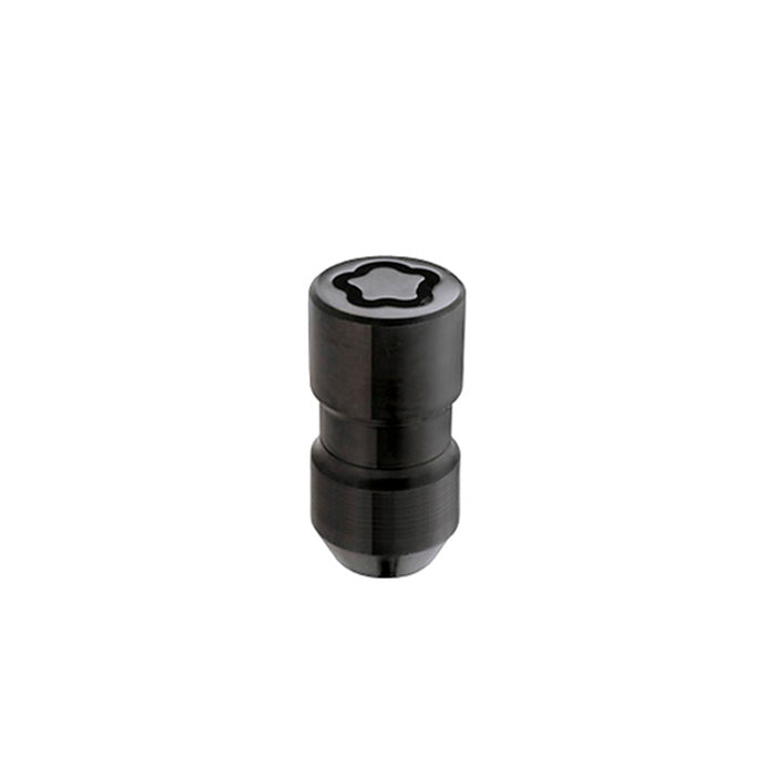 McGard Wheel Lock Nut Set 4pk. (Cone Seat) M14X1.5 / 21mm & 22mm Dual Hex / 1.639in. L Black 24216