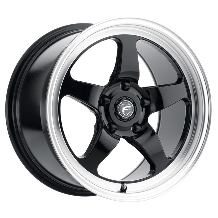 Forgestar D5 Drag 17x10 / 5x114.3 BP / ET50 / 7.5in BS Gloss Black Wheel F09170067P50