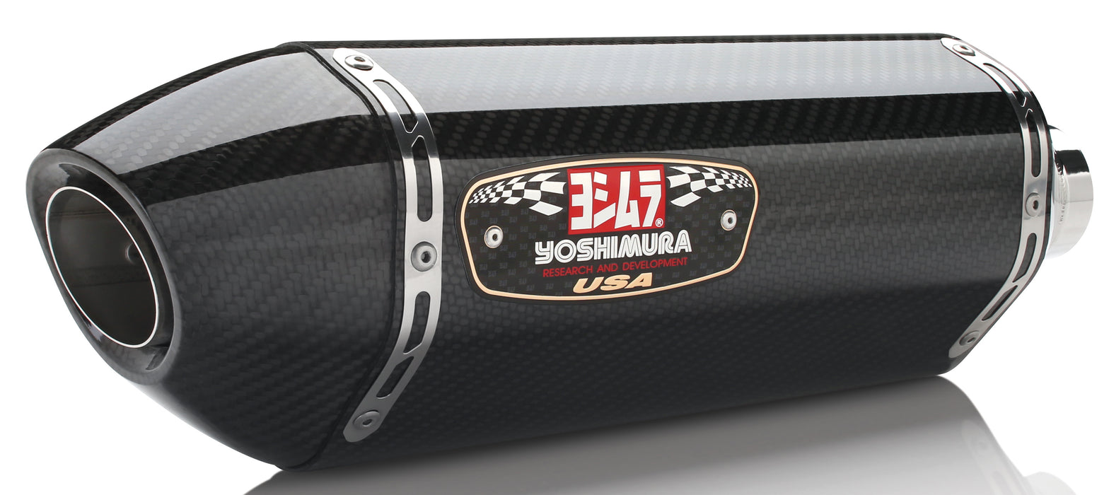 Yoshimura 960-1466 Exhaust Signature R-77 Slip-On Ss-Cf-Cf Dual