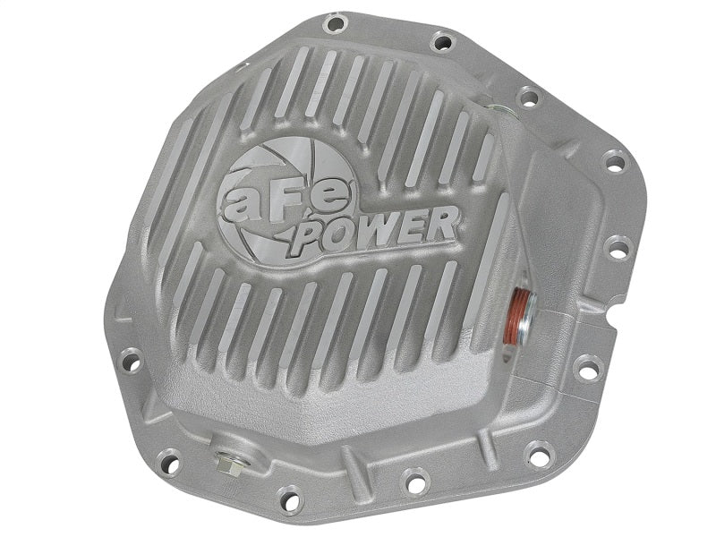 aFe Power Rear Diff Cover Raw Finish 2017 Ford F-350/F-450 V8 6.7L (td) Dana M300-14 (Dually) 46-70380