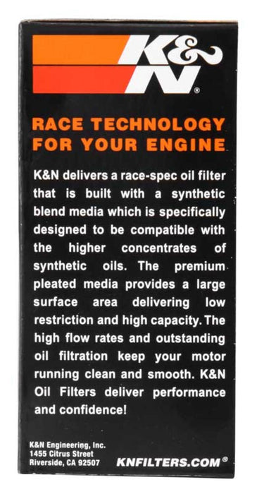 K&N Motorcycle Oil Filter: High Performance, Premium, Designed to be used with Synthetic or Conventional Oils: Fits Select KTM, Husqvarna Vehicles, KN-652