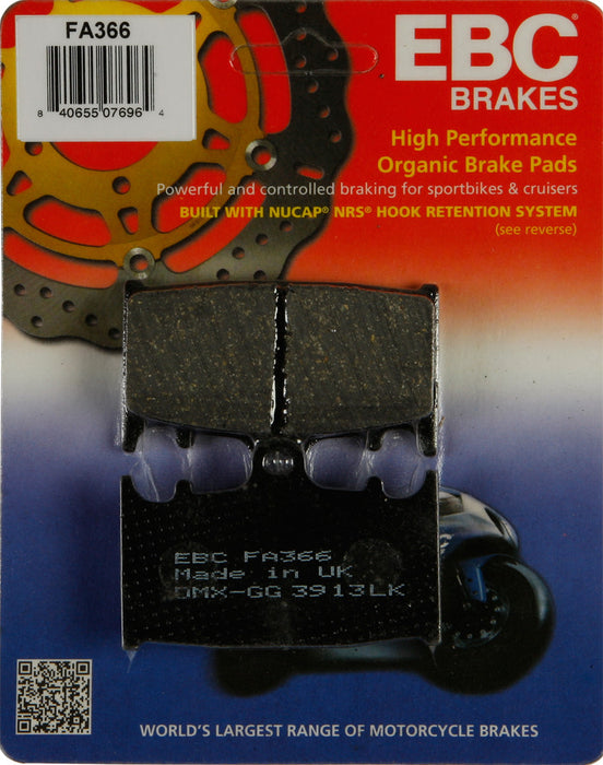 EBC Brakes FA366 Disc Brake Pad Set