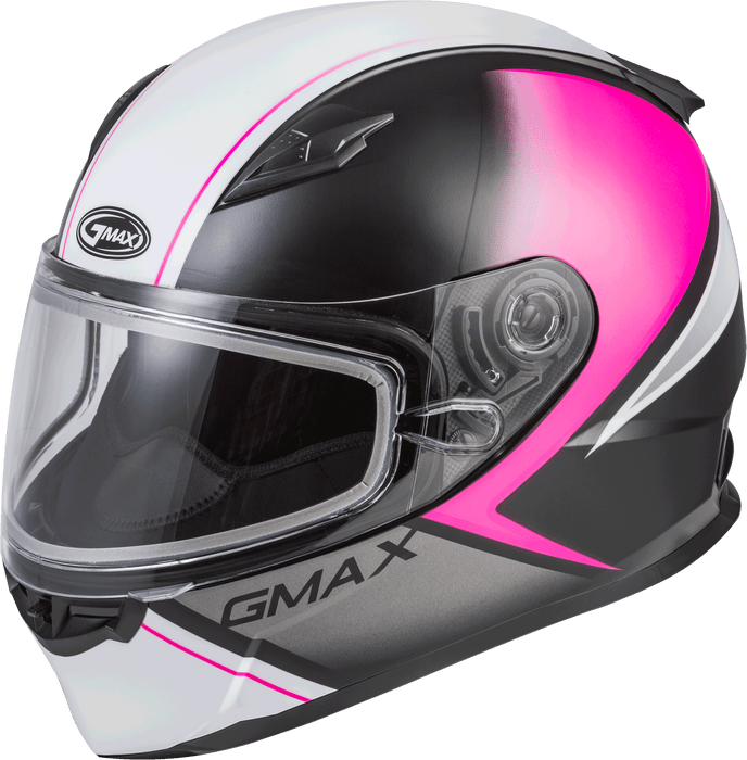 Youth GM-49Y Hail Snow Helmet Matte Black/Pink/White YS