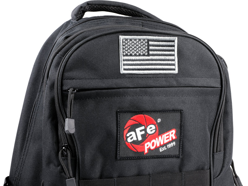 aFe Power Lightweight Tactical Backpack w/ USB Charging Port Black 40-33205-B