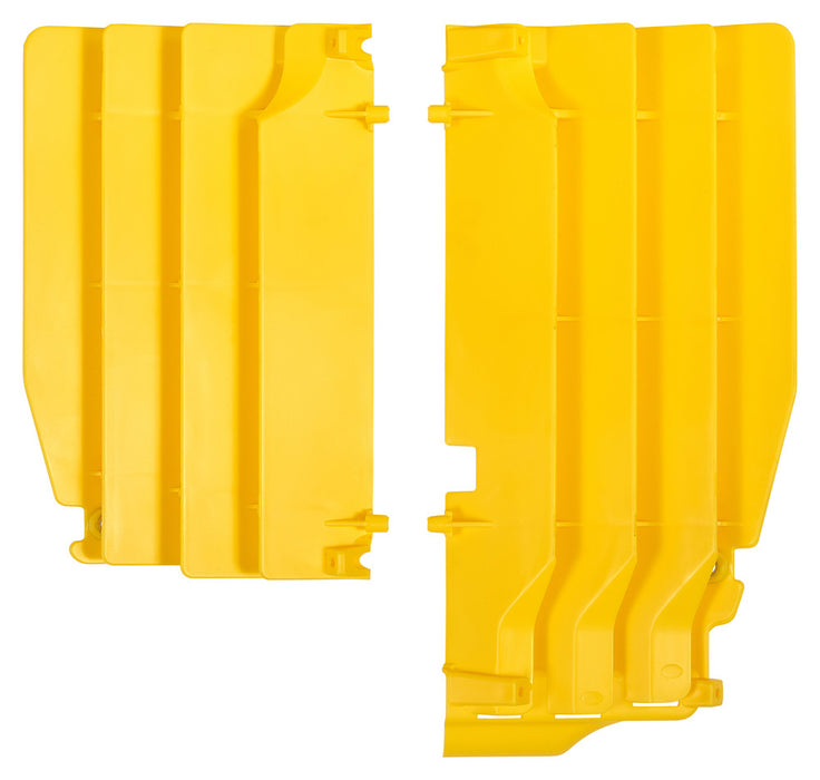 Polisport Radiator Louvers (Yellow) for 10-18 Suzuki RMZ250