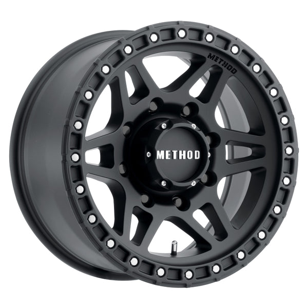 Method MR312 17x8.5 0mm Offset 8x170 130.81mm CB Matte Black Wheel MR31278587500