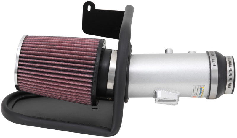 K&N 13-14 Honda Accord 3.5L V6 69 Series Typhoon Air Intake System Silver Cold Air Intake Kit 69-1212TS