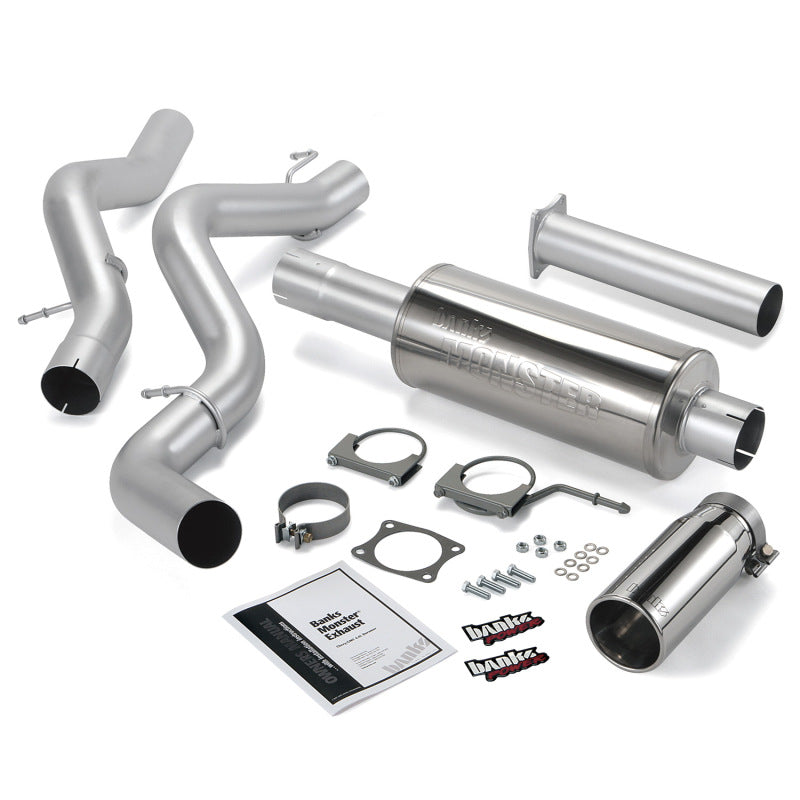 Banks Power 06-07 Chevy 6.6L ECSB Monster Exhaust System SS Single Exhaust w/ Chrome Tip 48938
