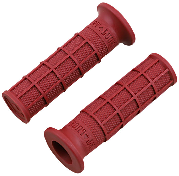 ODI Hart-Luck Signature Full Waffle Red Handlebar Grips (V02FWDR)