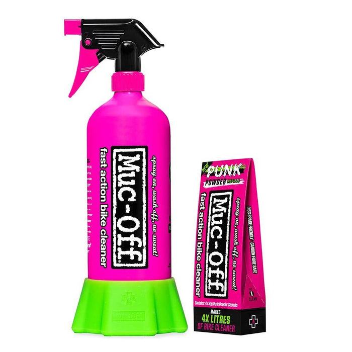 Muc-Off Punk Powder & Bottle for Life Bundle 4 Packs of Biodegradable