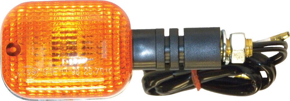 K&S Universal Signal Lights Black W/Amber Lens 25-7000