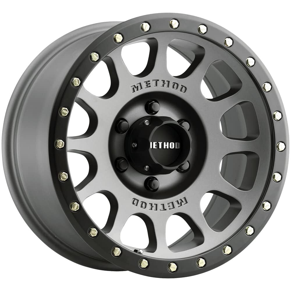 Method MR305 NV 18x9 / -12mm Offset / 6x5.5 BP / 108mm CB / Titanium Matte Black Lip Wheel MR30589060812N