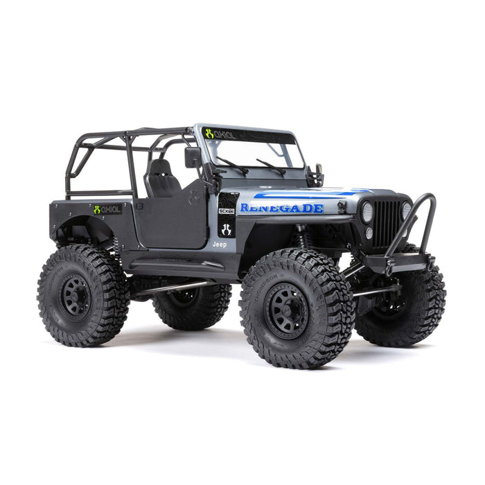 Axial 1/10 SCX10 III compatible with Jeep CJ-7 4WD BRUSHED RTR, GREY