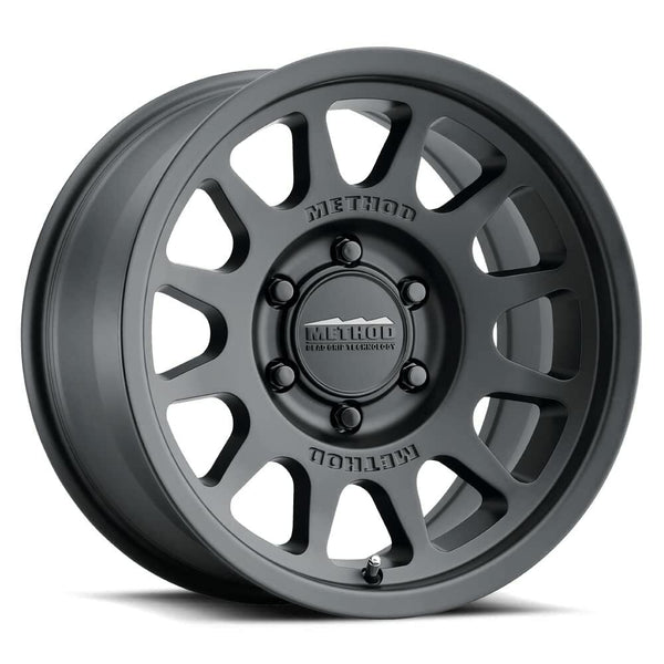 Method MR703 17x9 / -12mm Offset / 106.25mm Bore / 6x5.5 BP / 4.8in BS Matte Black Wheel MR70379060512N
