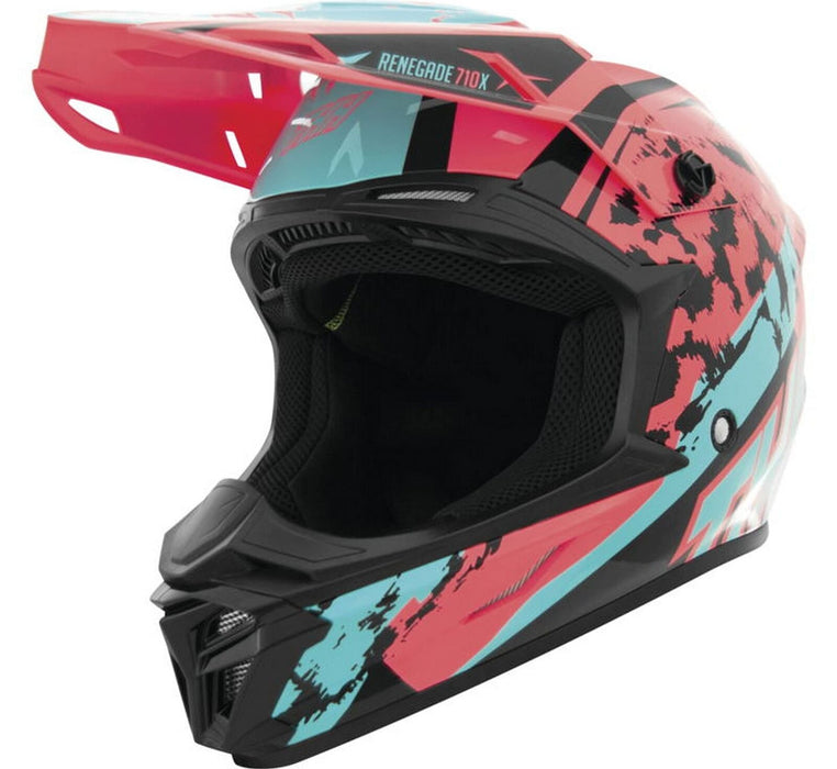 THH Helmets T710XR Renegade Coral/Bue XS 646430